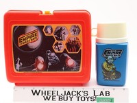 Star Wars The Empire Strikes Back RED Plastic Lunchbox w/ BLUE Thermos 1980 Vtg