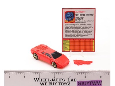 Gobots Optimus Prime Lamborghini 100% Complete 1994 Hasbro Transformers Vintage