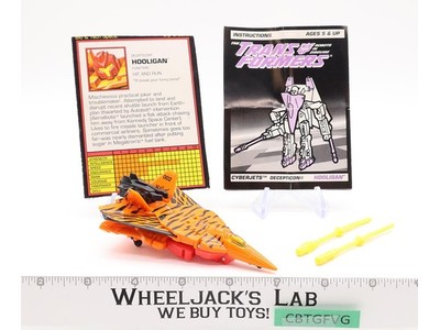 G2 Hooligan Cyberjet 100% Complete 1994 Hasbro Transformers Action Figure
