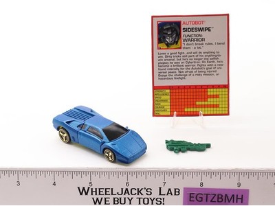 G2 Sideswipe Go-Bot 100% Complete BLUE 1993 Hasbro Transformers Vintage Figure