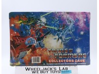 Vinyl Collectors Case #75100 W/Tray 1984 Tara Toy Corp. G1 Transformers Vintage
