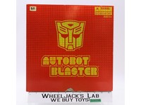 Autobot Blaster Transformers Universe Reissue 2010 Hasbro 100% Complete W/ Box