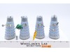 Lot of 4 Dalek Doctor Who 1987 Dapol Pull Back Action Action Robot Figures