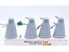 Lot of 4 Dalek Doctor Who 1987 Dapol Pull Back Action Action Robot Figures
