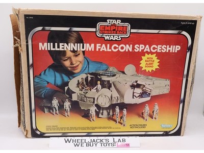 Millennium Falcon WORKS 100% Complete W/Box Star Wars 1979 Kenner Vehicle