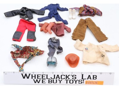 Lot of 15 Action Jackson Accessories Clothing, Shoes, Etc. Mego 8" 1971 Vintage