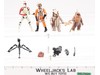 Lot of 4 Modern Star Wars 1990-2020s Hasbro Action Figures + Accessories