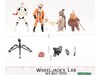 Lot of 4 Modern Star Wars 1990-2020s Hasbro Action Figures + Accessories