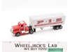 P.I.E. US-1 Red Peterbilt Semi & Trailer HO Scale Slot Car TYCO 1980s Vtg