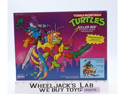 Killer Bee Teenage Mutant Ninja Turtles TMNT 1990 Vehicle Complete NEW IN BOX