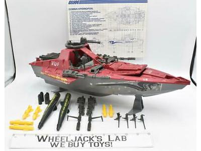 Cobra Moray Hydrofoil B Gi Joe Cobra Vintage Action Figure Vehicle Hasbro 1985