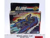 Cobra Night Landing 100% Complete W/Box GI Joe 1985 Action Figure Vehicle