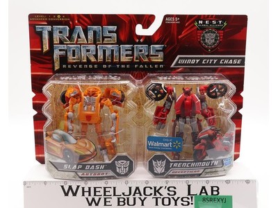 Alsp Dash & Trenchmouth Windy City Chase Transformers ROTF Hasbro WALMART MOSC