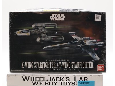 X-Wing & Y-Wing Starfighter Star Wars Bandai 2018 Model Kit 1/144 Scale NEW MISB
