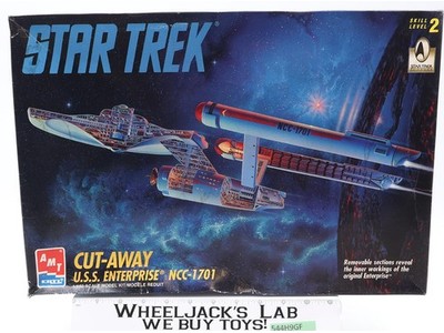 Cut-Away USS Enterprise NCC-1701 Star Trek 1996 AMT ERTL Model Kit NEW MIB