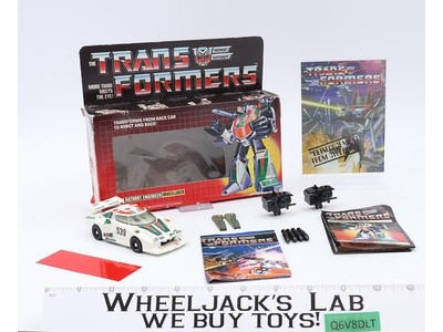 Wheeljack 100% Complete W/Box 1985 Vintage Hasbro G1 Transformers Figure