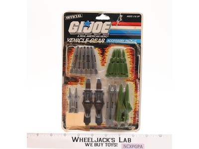 Vehicle Gear Accessory Pack #1 GI Joe 1986 Hasbro Action Figure NEW With Card