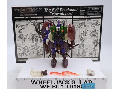 Tripredacus 100% Complete Transformers Beast Wars 1997 Hasbro Action Figure