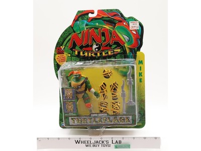 Mike Camo Armor Turtleflage Teenage Mutant Ninja Turtle TMNT Playmates MOSC NEW