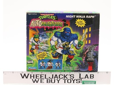 Night Ninja Raph TMNT Auto Mutations 1998 Playmates Figure NEW MISB SEALED