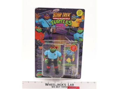Chief Medical Officer Raphael & Card TMNT Star Trek 1994 Playmates NEW SEALED