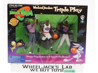 Michael Jordan Triple Play Space Jam 1996 Playmates Action Figure NEW SEALED