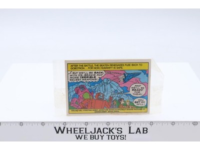 GoBots Book One The Challenge 1984 Mini Comic Cereal Promo Tonka NEW SEALED