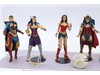 Lot of 5 Wonder Woman DC Comics and Thor Marvel Action Figures