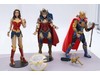 Lot of 5 Wonder Woman DC Comics and Thor Marvel Action Figures