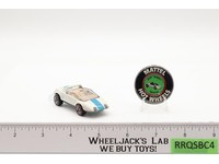 Jack Rabbit Special White Enamel Hot Wheels 1969 1970 Mattel Redline w/ BUTTON