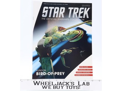 Klingon Bird-Of-Prey B'Rel Class Star Trek Eaglemoss Magazine