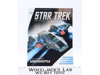 #78 U.S.S. Voyager's Aeroshuttle Auxiliary Vessel Star Trek Eaglemoss Magazine