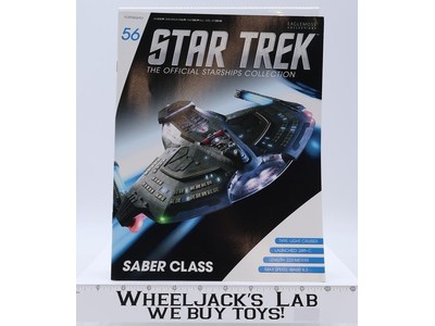 #56 Saber Class Light Cruiser Star Trek Eaglemoss Magazine