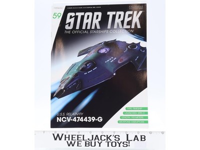 #59 U.S.S. Relativity NCV-474439-G Timeship Star Trek Eaglemoss Magazine