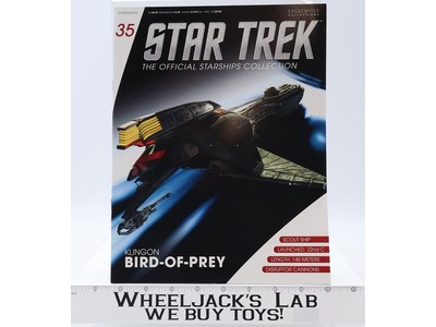 #35 Klingon Bird-Of-Prey Scout Ship Star Trek Eaglemoss Magazine