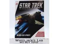 #35 Klingon Bird-Of-Prey Scout Ship Star Trek Eaglemoss Magazine