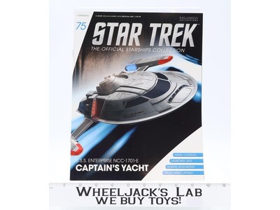 #75 U.S.S. Enterprise NCC-1701-E Captain's Yatch Star Trek Eaglemoss Magazine