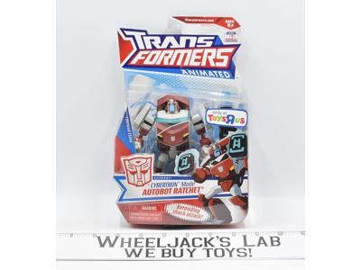 Autobot Ratchet TRU Deluxe Animated NEW MOSC Hasbro Transformers Action Figure