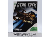 #51 Hirogen Warship Star Trek Eaglemoss Magazine