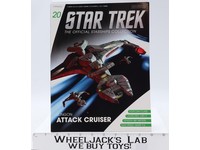 #20 Klingon Attack Cruiser Vor'Cha Class Star Trek Eaglemoss Magazine