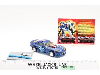 Side Burn BLUE 100% Complete Transformers Robots In Disguise RID 2001 Hasbro