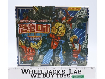 Dinorobots Vintage Edition Giftset 2013 Justitoys WST MIB Transformers 3rd Party