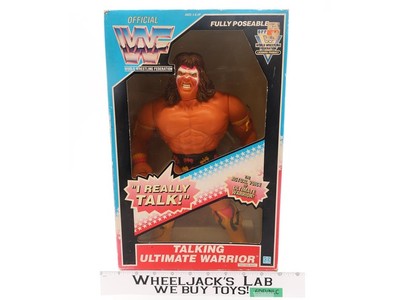 12" Ultimate Warrior Talking COMPLETE W/Box &Insert WWF 1990 Titan Sports Hasbro