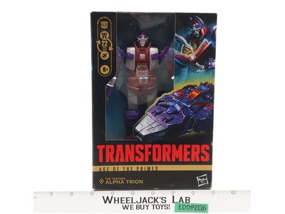 Alpha Trion Transformers Age of the Primes 2025 Hasbro Action Figure NEW SEALED