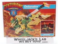 Detonator 100% Complete W/ Box Centurions 1986 Kenner Vintage Action Figure