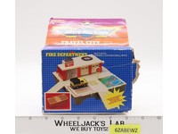 Travel City Fire Department Mini Play Set With Box 1987 Micro Machines Galoob