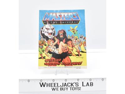 Grizzlor the Legend Comes Alive! Mini Comic Book He-Man MOTU 1980's Mattel