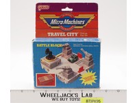 Battle Block Travel City Mini Playset Complete W/ Box 1988 Micro Machines Galoob