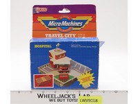 Travel City Hospital Mini Play Set W/ Box 1987 Micro Machines Galoob Vinage