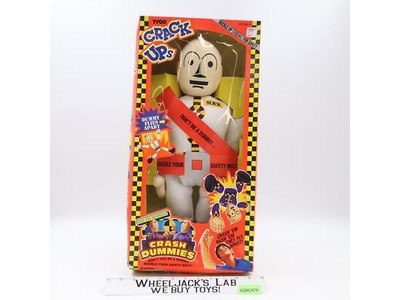 Slick Crack Ups Plush Doll The Incredible Crash Dummies 1992 Tyco NEW MIB